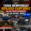 Terus Memperkuat Menjaga Kamtibmas, Tim URC Polres Kotamobagu Gelar Patroli Mobile