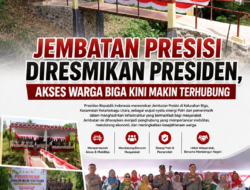 Jembatan Presisi Diresmikan Presiden, Akses Warga Biga Kini Makin Terhubung
