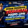 Polres Kotamobagu Intensifkan Patroli Siber, Redam Provokasi Tawuran Poopo–Upai