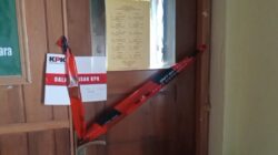 Nampak Salah Satu Ruang Kerja Di Pasangi segel KPK.( Foto: Dok)