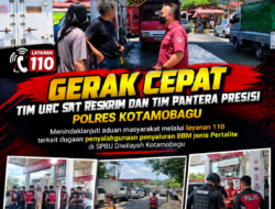 Antrean Panjang di SPBU Kotamobagu, Kapolres Abdul Kholik Turunkan Tim Pantera Presisi dan URC Pantau Penyaluran BBM Jenis Pertalite