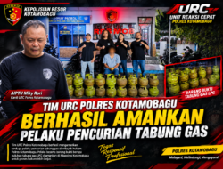 Tim URC Polres Kotamobagu Berhasil Amankan Pelaku Pencurian Tabung Gas
