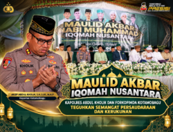 Maulid Akbar Iqomah Nusantara, Kapolres Abdul Kholik dan Forkopimda Kotamobagu Teguhkan Semangat Persaudaraan dan Kerukunan