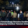 Kapolres Kotamobagu Bersama Dandim 1303/BM Turun Langsung Amankan Tawuran Antar Kampung