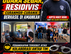 Kolaborasi antara Tim URC Polres Kotamobagu dan TIM URC Polres Bolsel, Pelaku Residivis Curanmor-Curanik Tak Berkutik