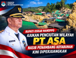 Bupati Oskar Manoppo Ajukan Penciutan Wilayah PT ASA, Nasib Penambang Kotabunan Menemukan Titik Terang