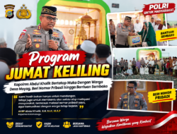 Beri Nomor Pribadi hingga Bantuan Sembako,  Kapolres Abdul Kholik Bersilaturahmi Dengan Warga Desa Moyag