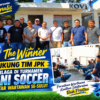 The Winner Dukung Tim JPK Berlaga di  Turnamen Mini Soccer Antar Wartawan Se-Sulut