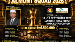 Total Hadiah Rp6,5 Juta, Para Pecatur Aduh Strategi di Open Turnamen Terbukan Catur Almont Squad 2026