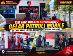 Antisipasi Antrian Panjang dan Pengisian Berulang, Tim URC Polres Kotamobagu Gelar Patroli Mobile di Lima SPBU