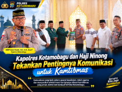 Kapolres Kotamobagu dan Haji Ninong Tekankan Pentingnya Komunikasi untuk Kamtibmas