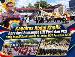 Kapolres Abdul Kholik Apresiasi Semangat Tim Pocil dan PKS  Yang Tampil Spektakuler di Lomba HUT Polantas Ke-71
