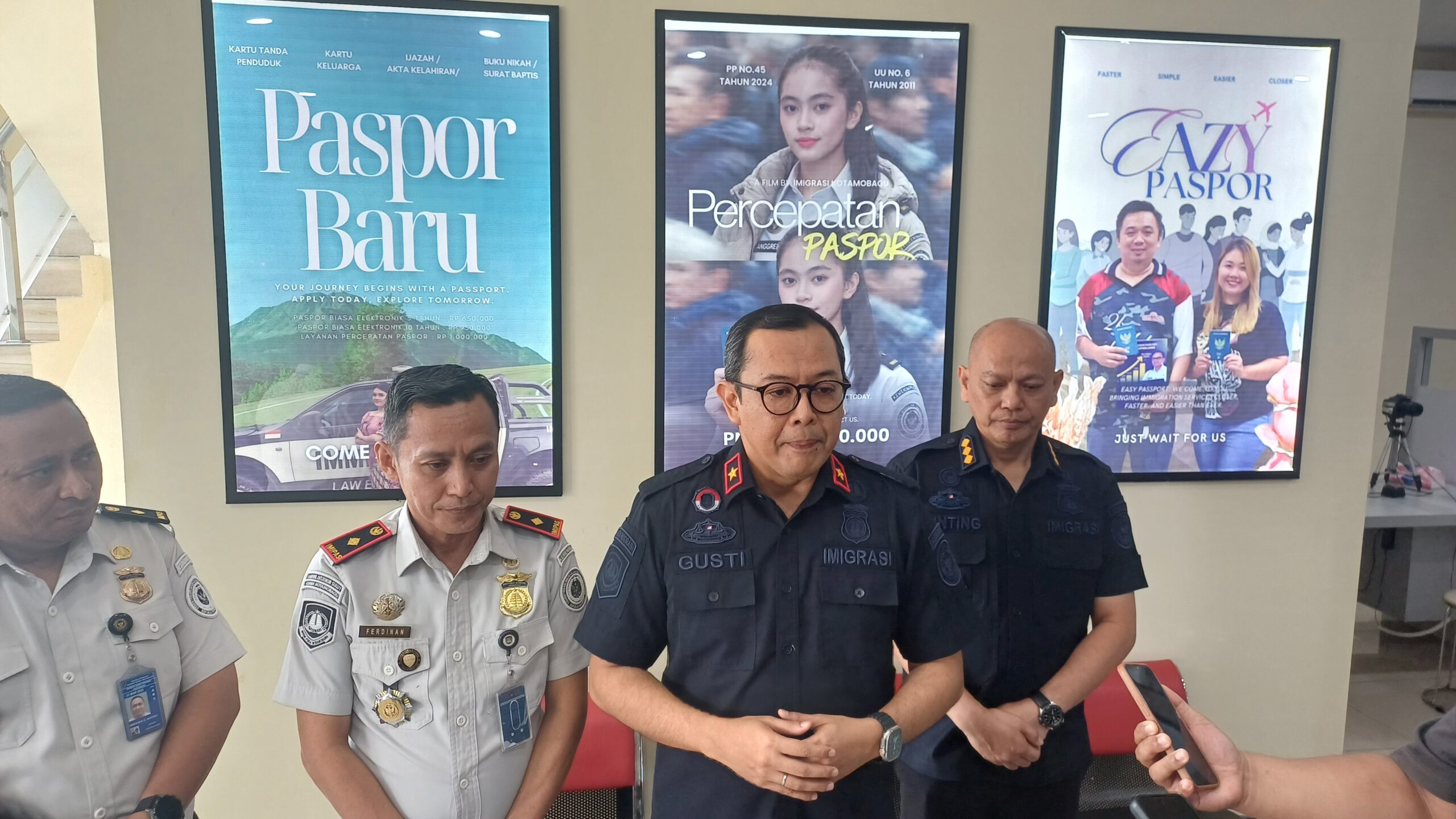 Kepala Kantor Wilayah Direktorat Jenderal Imigrasi Sulawesi Utara, I Gusti Bagus Muchammad Ibrahiem, A.Md.Im., S.IP., M.Si