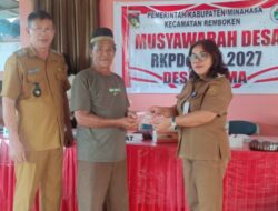 Pemdes Kaima Salurkan BLT Tahap 3 Kepada 31 KPM