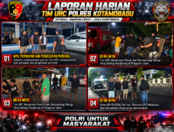 Antisipasi Gangguan Kamtibmas, Tim URC Polres Kotamobagu Gencarkan Patroli Dialogis