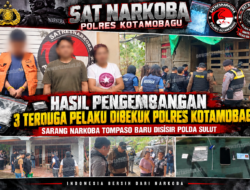 Hasil Pengembangan 3 Terduga Pelaku Dibekuk Polres Kotamobagu, Sarang Narkoba Tompaso Baru Disisir Polda Sulut