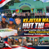 Kejutan Manis HUT TNI ke-81, Kasat Lantas dan Kasi Propam Polres Kotamobagu Sambangi Subdenpom Bolmong