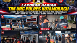 Cegah Gangguan Kamtibmas, Tim URC Polres Kotamobagu Gencarkan Patroli Mobile Siang hingga Dini Hari