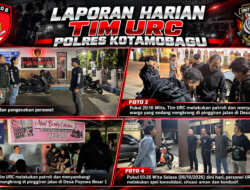 Sisir Kobo Kecil hingga Poyowa Besar, URC Polres Kotamobagu Bubarkan Anak Muda Nongkrong Tengah Malam