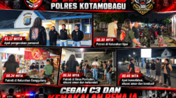 Cegah C3 dan Kenakalan Remaja, Tim URC Polres Kotamobagu Intensifkan Patroli Mobile Dini Hari