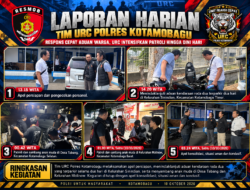 Respon Cepat Aduan Warga, Tim URC Polres Kotamobagu Amankan Motor Terlantar 2 Hari di Jalan KS Tubun