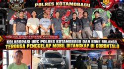Kolaborasi URC Polres Kotamobagu dan Bone Bolango, Terduga Penggelap Mobil Ditangkap di Gorontalo