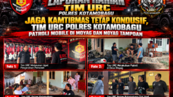 Jaga Kamtibmas Tetap Kondusif, Tim URC Polres Kotamobagu Patroli Mobile di Moyag dan Moyag Tampoan